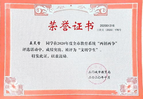 三門峽市二中師生在全市教育系統“兩創兩爭”評選中斬獲佳績